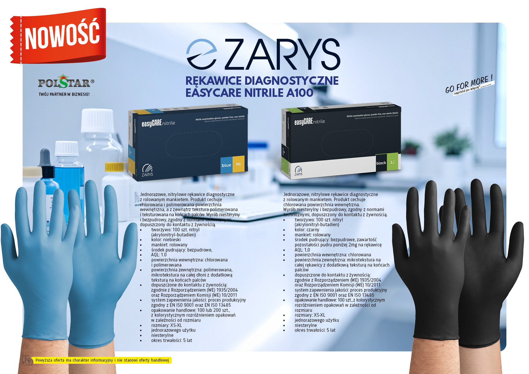 Rękawice EasyCare A100